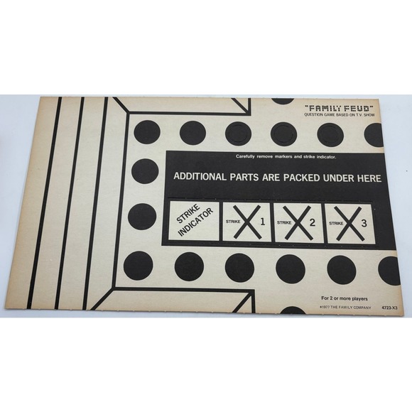 Family Feud 2nd Edition Milton Bradley Board Game Vintage 1978 Complete - Picture 3 of 9